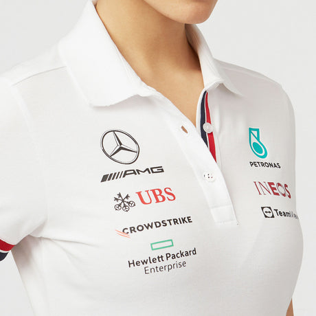 2022, Blanco, Mercedes Team Camiseta Mujeres - FansBRANDS®