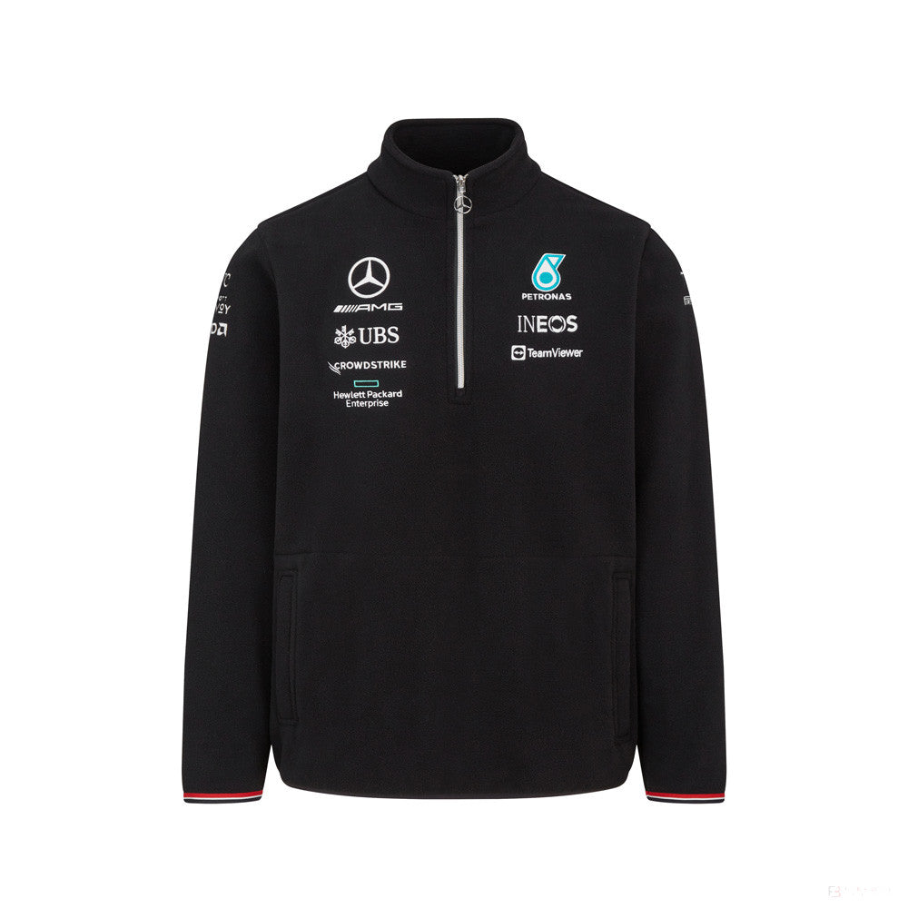 2022, Negro, Mercedes Team Sudadera - FansBRANDS®