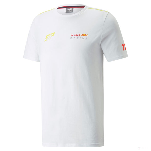 2022, Blanco, Sergio Perez Checo SP Logo, Red Bull Camiesta - FansBRANDS®