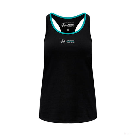 Chaleco Mercedes Racerback, Mujer, Negro - FansBRANDS®