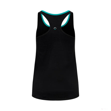 Chaleco Mercedes Racerback, Mujer, Negro - FansBRANDS®