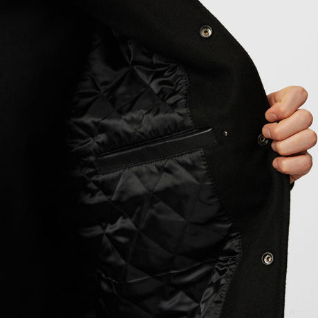 Chaqueta Varsity Mercedes, Negra - FansBRANDS®