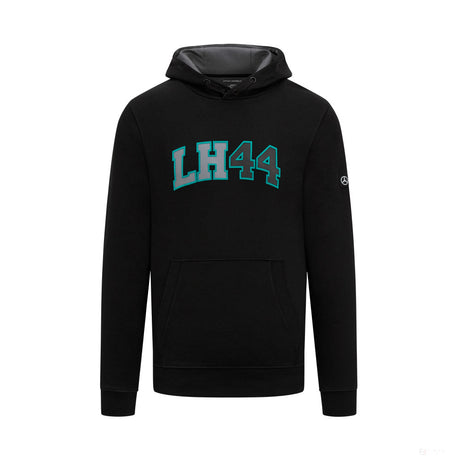 Sudadera con capucha Mercedes Lewis Hamilton, Negra - FansBRANDS®