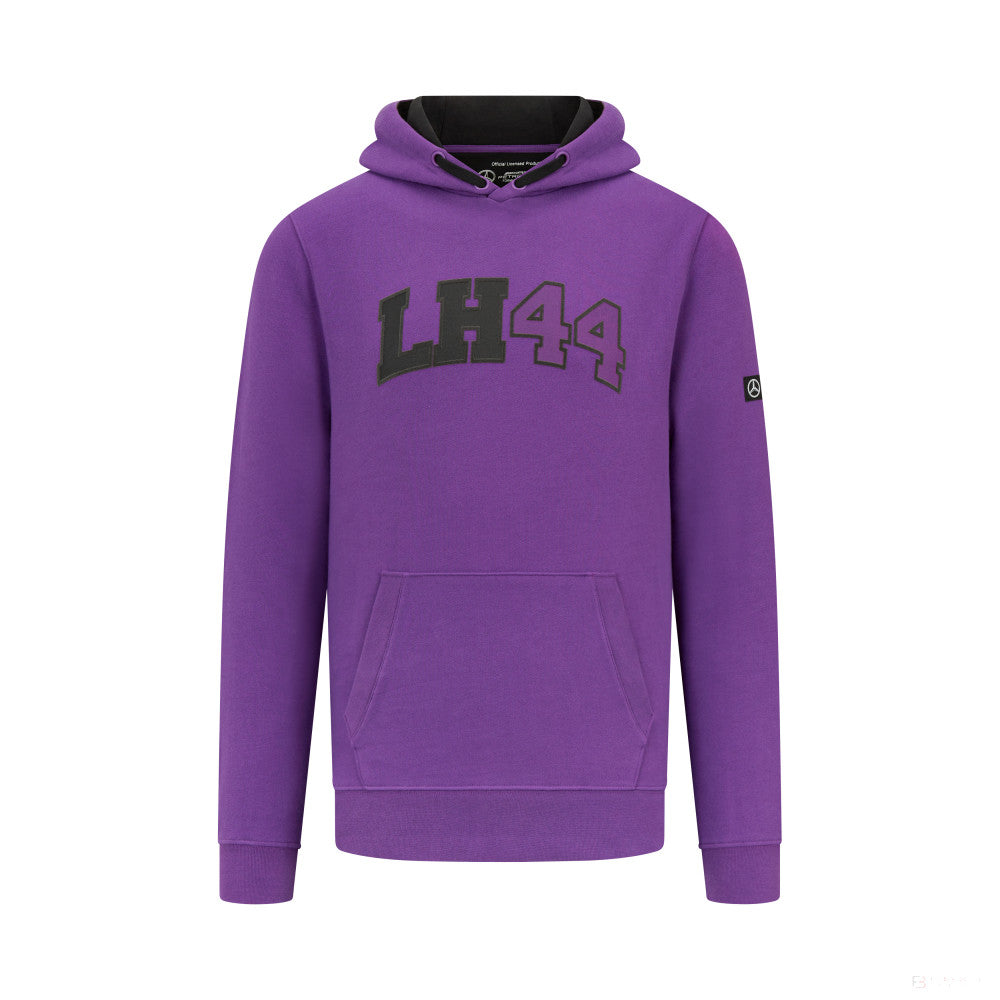 Sudadera con capucha Mercedes Lewis Hamilton, morada - FansBRANDS®