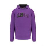 Sudadera con capucha Mercedes Lewis Hamilton, morada - FansBRANDS®