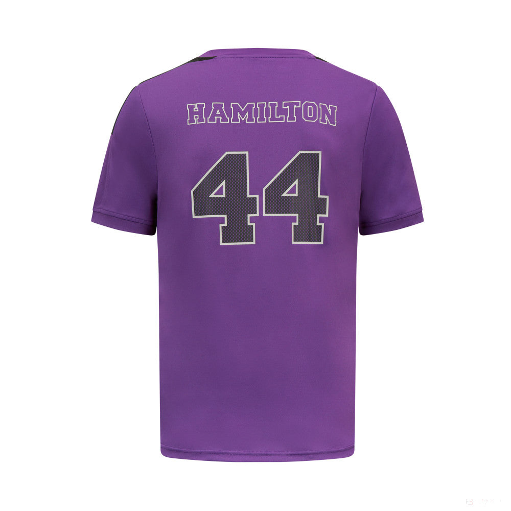 Camiseta deportiva Mercedes Lewis Hamilton, morada - FansBRANDS®