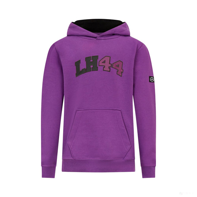 Sudadera con capucha Mercedes Lewis Hamilton, Niño, Morado - FansBRANDS®