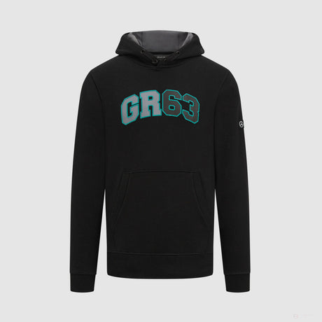 Sudadera con capucha Mercedes George Russell, Negra - FansBRANDS®