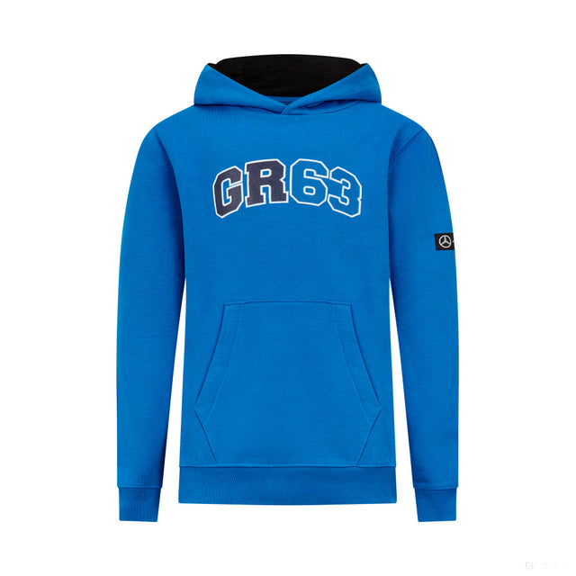 Sudadera con capucha Mercedes George Russell, azul - FansBRANDS®