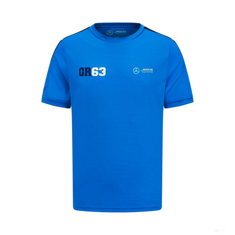 Camiseta deportiva Mercedes George Russell, Azul - FansBRANDS®