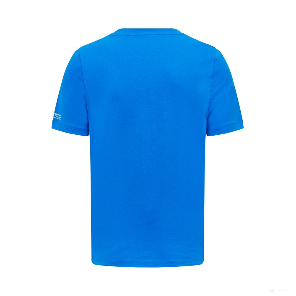 Camiseta con logo Mercedes George Russell, Hombre, Azul - FansBRANDS®