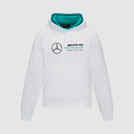 Mercedes, Sudadera con capucha de gran tamaño para mujer, Blanco - FansBRANDS®