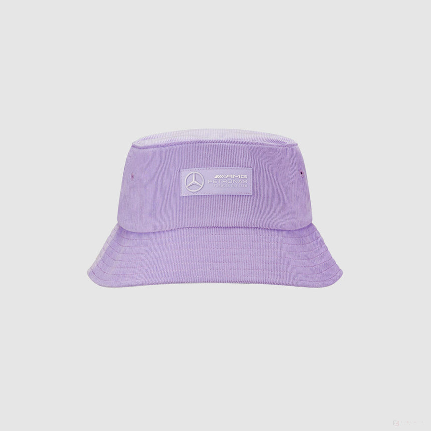 Mercedes Gorro de pesca retro con cordón, morado - FansBRANDS®