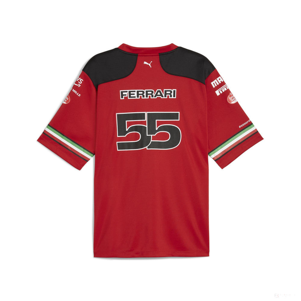 Ferrari shirt, team, football jersey, Carlos Sainz, red, 2023 - FansBRANDS®