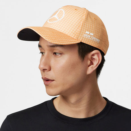 Mercedes Team Lewis Hamilton Col Driver gorra de béisbol melocotón, 2023 - FansBRANDS®