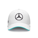 Gorra de béisbol del equipo Mercedes blanca, 2023