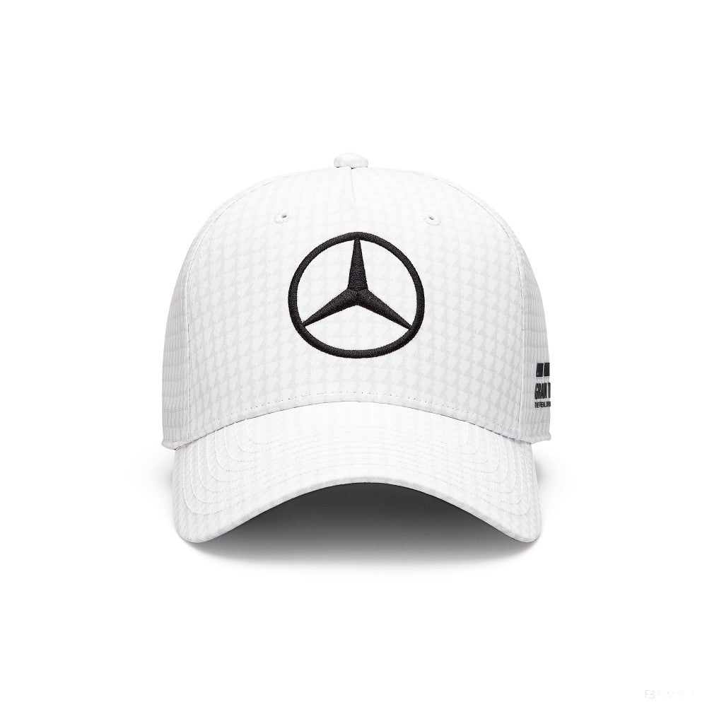 Gorra de béisbol Mercedes Team Kids Lewis Hamilton Col Driver blanca, 2023
