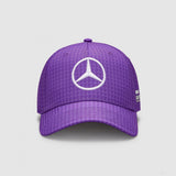 Mercedes Team Kids Lewis Hamilton Col Driver gorra de béisbol púrpura, 2023 - FansBRANDS®