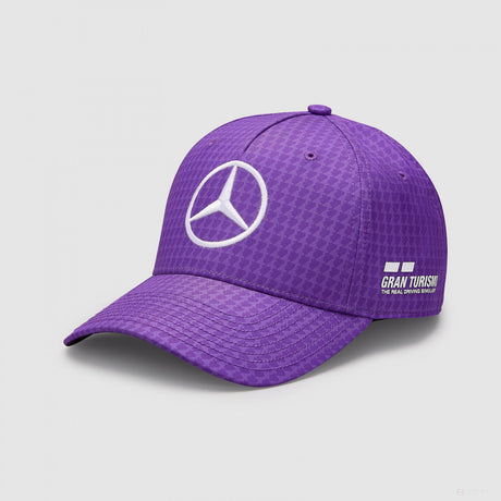 Mercedes Team Kids Lewis Hamilton Col Driver gorra de béisbol púrpura, 2023
