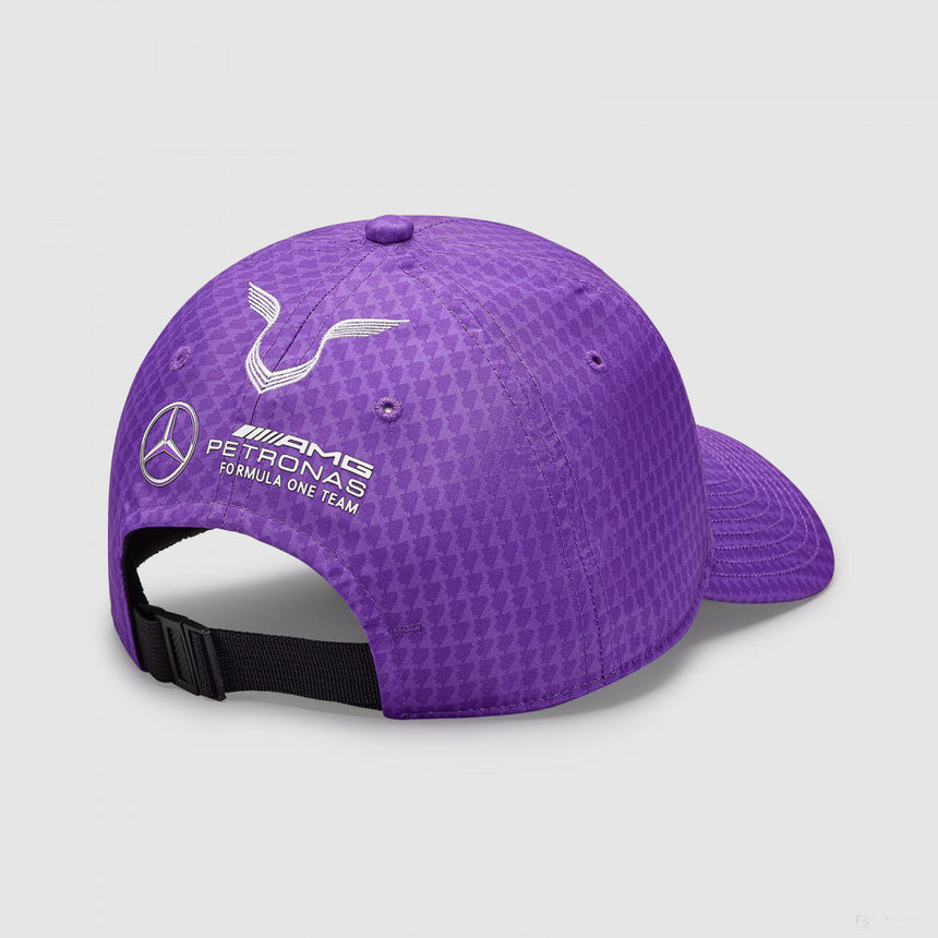 Mercedes Team Kids Lewis Hamilton Col Driver gorra de béisbol púrpura, 2023 - FansBRANDS®