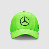 Gorra de béisbol Mercedes Team Kids Lewis Hamilton Col Driver Verde neón, 2023 - FansBRANDS®