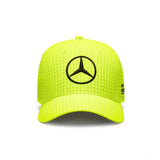 Mercedes Team Kids Lewis Hamilton Col Driver gorra de béisbol Amarillo neón, 2023