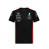 Equipo Mercedes, Camiseta Driver, Negro niño, 2023