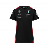 Equipo Mercedes, camiseta Driver de mujer, negra, 2023
