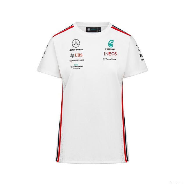 Equipo Mercedes, camiseta Driver de mujer, blanca, 2023 - FansBRANDS®