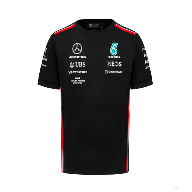 Equipo Mercedes, camiseta Driver de hombre, negra, 2023 - FansBRANDS®