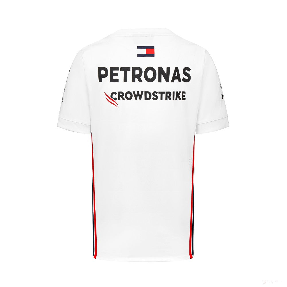 Equipo Mercedes, camiseta Driver de hombre, blanca, 2023