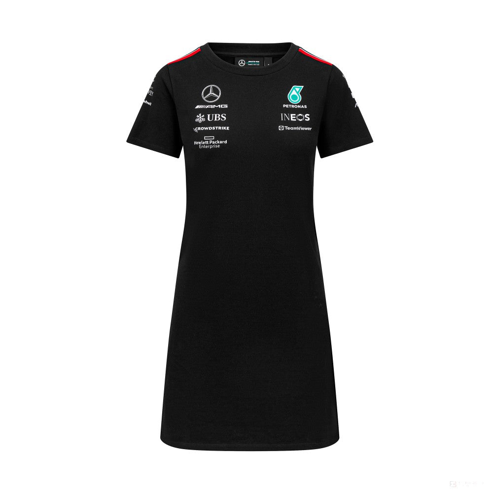 Mercedes Team, Vestido de mujer, Negro, 2023