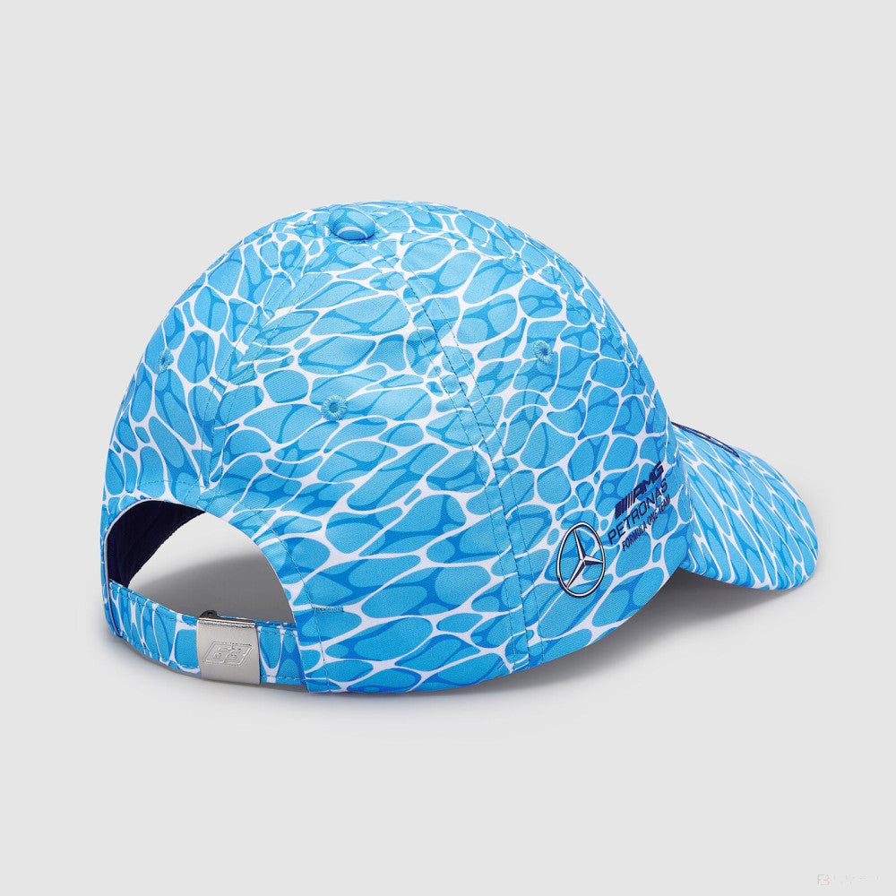 Equipo Mercedes, gorra SE George Russell, No Diving, azul, 2023