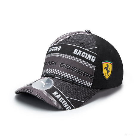 Ferrari cap, graphic, black