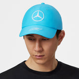 Mercedes Team George Russell Gorra de piloto azul, 2023 - FansBRANDS®