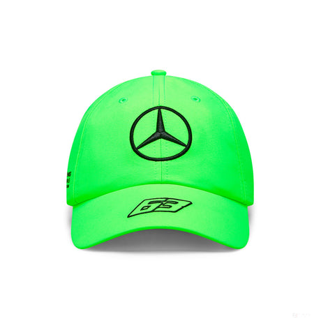 Equipo Mercedes, George Russell Gorra de piloto verde neón, 2023 - FansBRANDS®