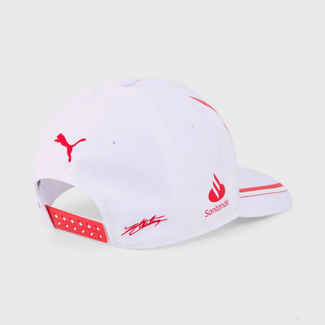 Ferrari cap, Leclerc SE, kids, white, 2023