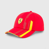 Ferrari cap, Sainz SE, kids, red, 2023