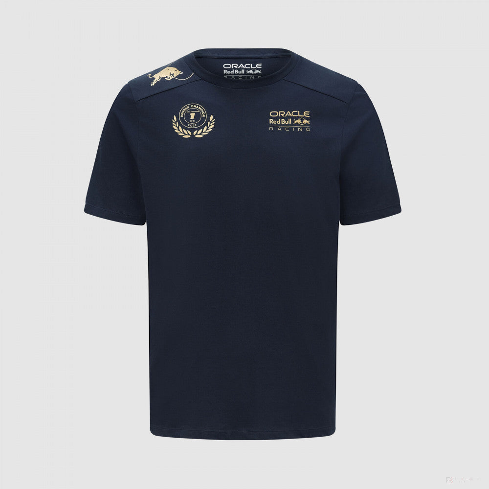 Red Bull Team 2022 Max Verstappen Champions Camiseta - FansBRANDS®