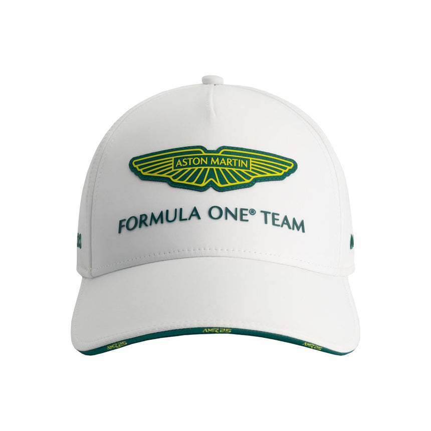 Gorra de Aston Martin, del equipo, blanca