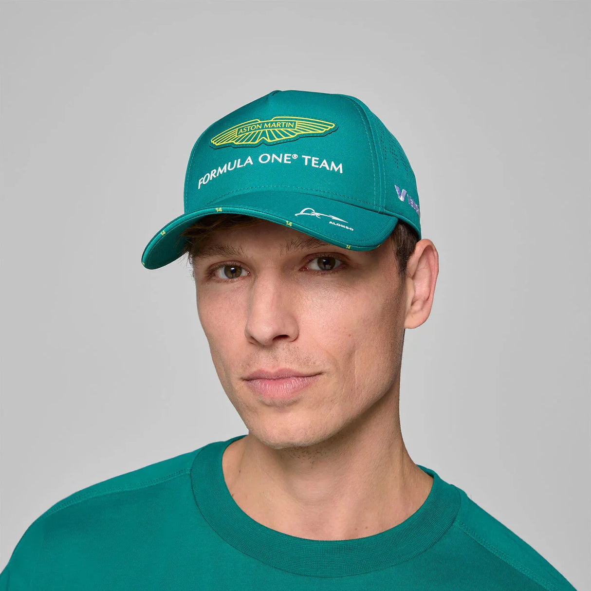 Aston Martin AMF1, Equipo, Gorro, Fernando Alonso, Verde 🔥
