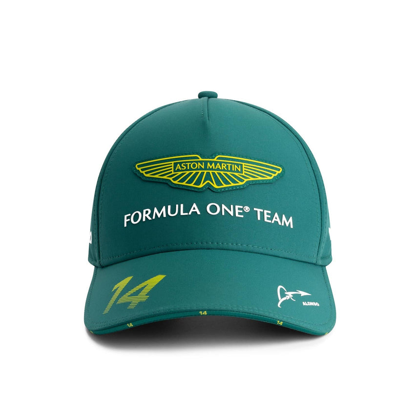 Gorra Aston Martin para niños, del equipo de Fernando Alonso, verde