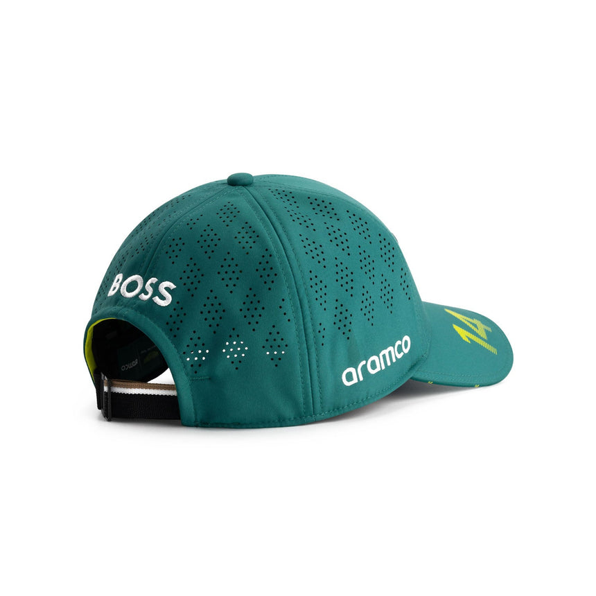Gorra Aston Martin para niños, del equipo de Fernando Alonso, verde