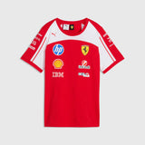 Ferrari camiseta, equipo, mujeres, roja