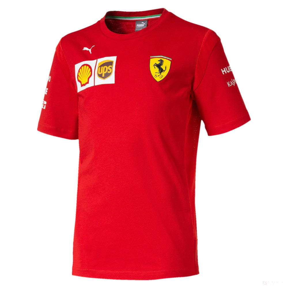 Camiseta infantil, Puma Ferrari, Rojo, 2019