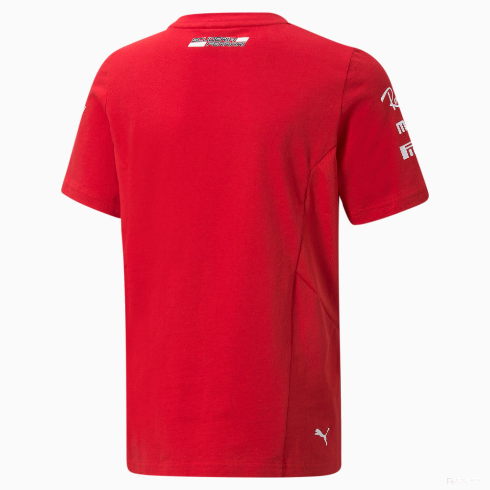 20 21 Rojo Puma Ferrari Nino Equipo Camiseta