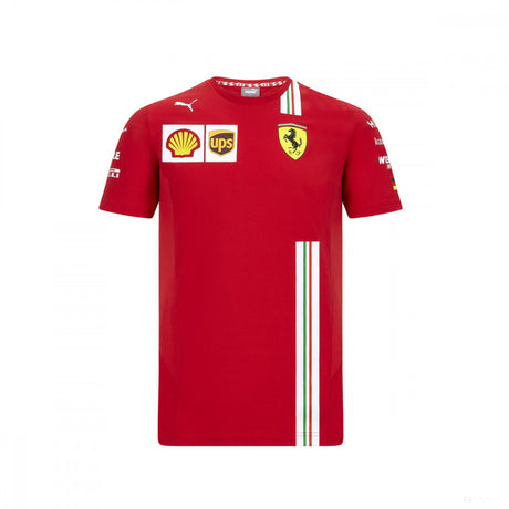 Camiseta para hombre, Puma Ferrari Sebastian Vettel, Rojo, 2020 - FansBRANDS®