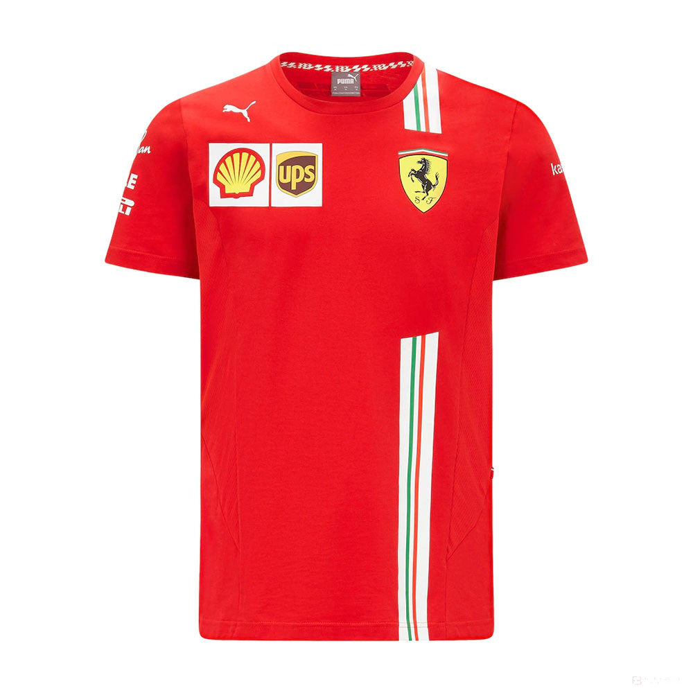 2021, Rojo, Puma Ferrari Carlos Sainz Camiseta - FansBRANDS®