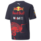 2022, Azul, Red Bull Team Camiesta Para Nino
