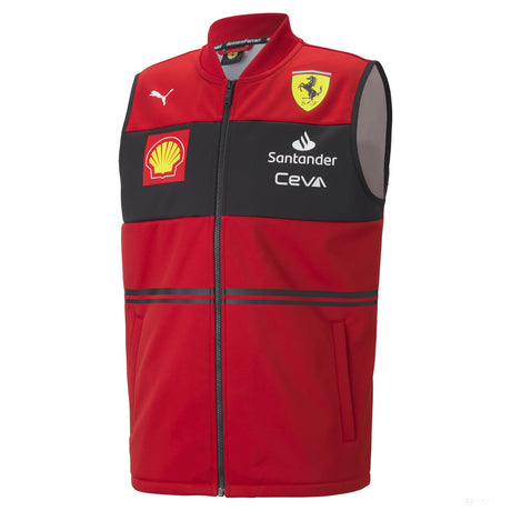2022, Rojo, Scuderia Ferrari Team Chaleco - FansBRANDS®